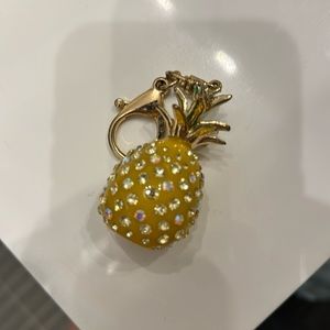 Pineapple Jeweled Keychain